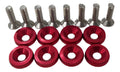 Parafusos Kit Fender Washers 8 Peças E Placa Carro / Moto M6
