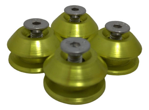 Kit Tow Strap+trava Parachoque+tampa Valvula+parafuso - Verd