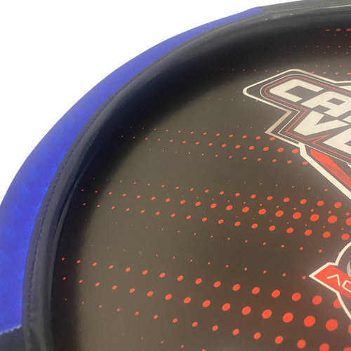 Capa De Volante Em Neoprene Macia Universal Preto E Azul