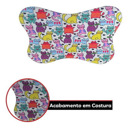 Tapete Comedouro Pet Antiderrapante Americano Cachorro Gato