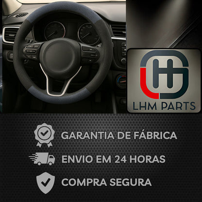 Capa De Volante Esportiva Ventilada P/ Carro 38cm Costurada