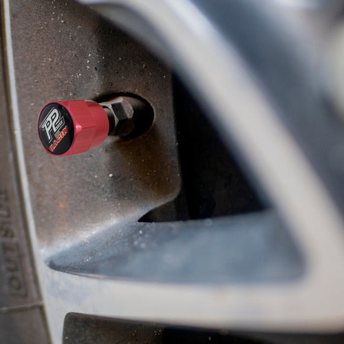 Tampa Bico Valvula Antifurto Pneu Com Chave P2 Racing