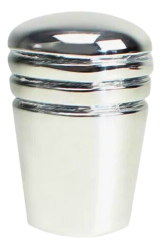 Manopla De Câmbio Esportiva Racing Prata Automotiva Universa