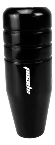 Manopla De Cambio Esportiva Speed Universal - Prata