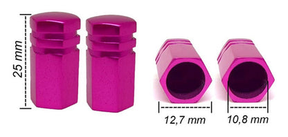 Kit Tow Strap+trava Parachoque+tampa Válvula Parafuso - Rosa