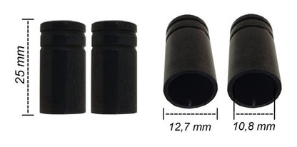 Tampa De Valvula Pneu Carro Redonda (kit 4pçs) Bico - 2,5cm