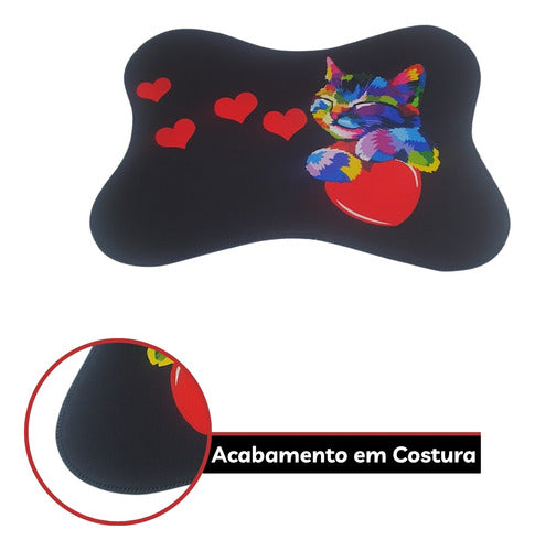 Tapete Comedouro Pet Antiderrapante Americano Cachorro Gato