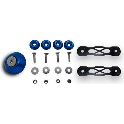 Trava De Para-choque Chapa Preto - Azul (aplicação)