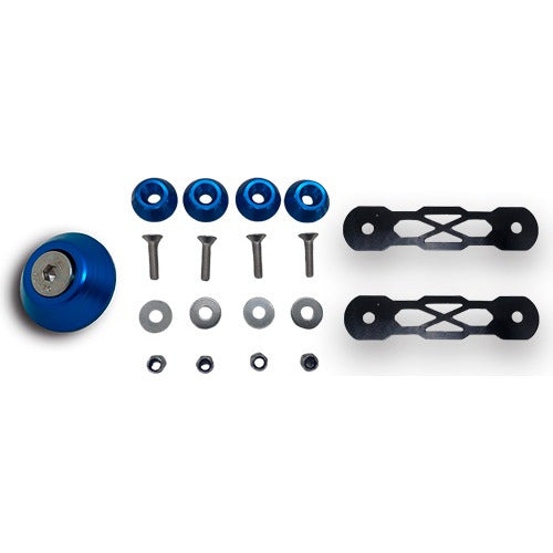 Trava De Para-choque Chapa Preto - Azul (aplicação)