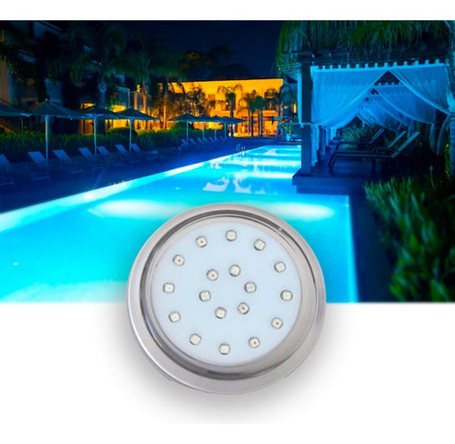 Luminária Piscina Led Branco 990 Lúmens 3000k 9w Iluctron