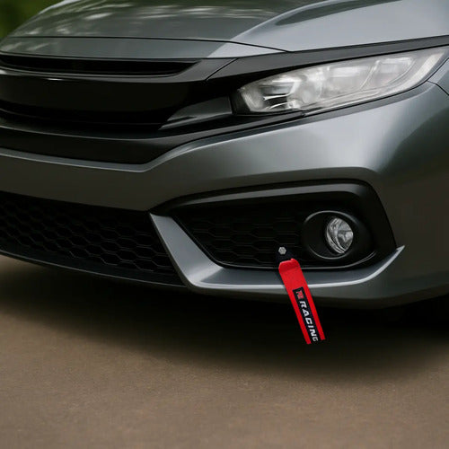 Tow Strap Hook Cinta Reboque Engate Parafusado /varias Cores