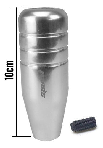 Manopla De Cambio Esportiva Speed Universal - Prata