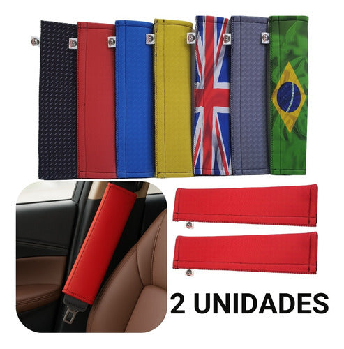 Protetor Cinto De Segurança Para Carro 2 Un Neoprene Capa