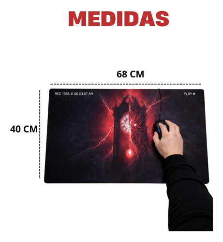 Mouse Pad Gamer Personagem 68x40 Grande Série Personalizado