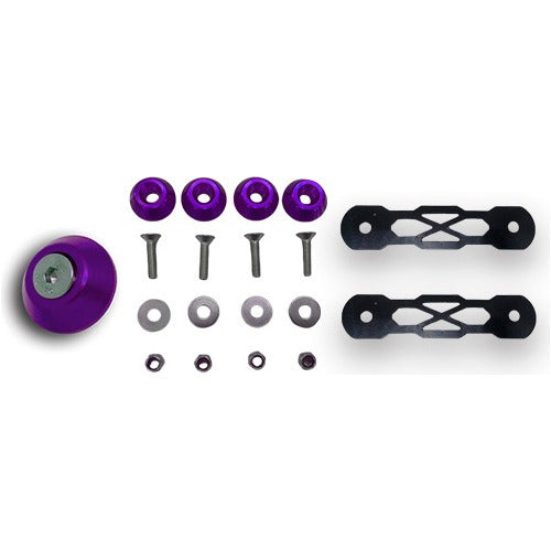 Trava De Para-choque Chapa Preto - Roxo (aplicação)