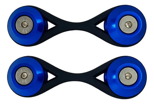Trava De Para-choque Decorativa - Anilha Decoração Azul