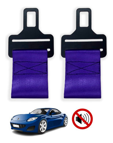Par Cinta E Lingueta Fivela Engate Cinto Segurança Tira Bip