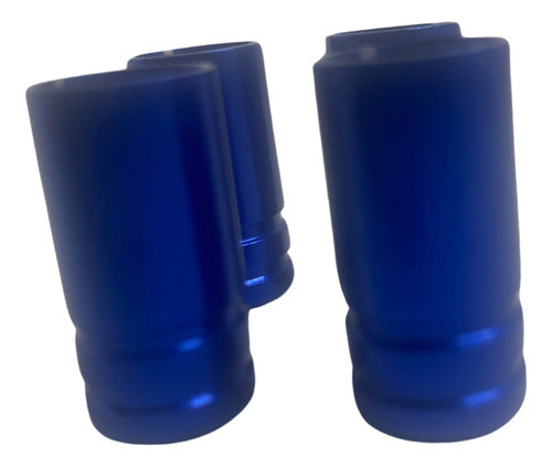 Tampa De Valvula Pneu Carro Redonda (kit 4pçs) Bico - 2,5cm