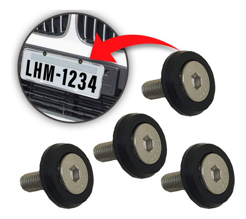 Tow Strap+trava Parachoque+tampa Valvula Red+parafuso - Pret