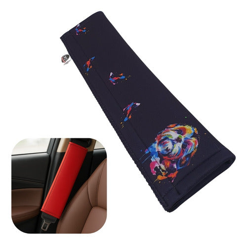Protetor Cinto De Segurança Para Carro 2 Un Neoprene Capa