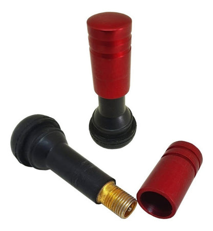 Tampa De Valvula Pneu Carro Redonda (kit 4pçs) Bico - 2,5cm