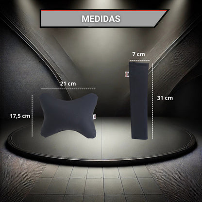 Kit 2 Protetor + Almofada Cinto Segurança Carro Apoio