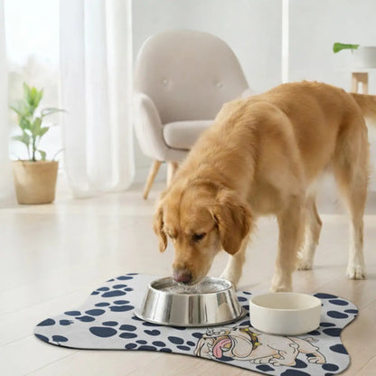 Tapete Comedouro Pet Americano Para Tigelas Cachorro Gato