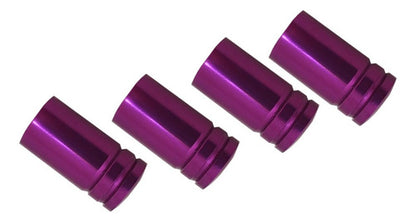 Tampa De Valvula Pneu Carro Redonda (kit 4pçs) Bico - 2,5cm