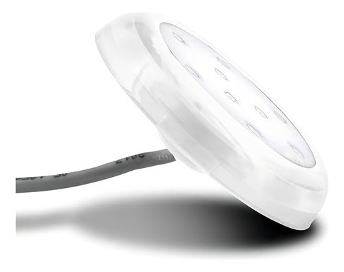 Luminaria Piscina Azul 80mm 9 Watts 12 Volts Iluctron