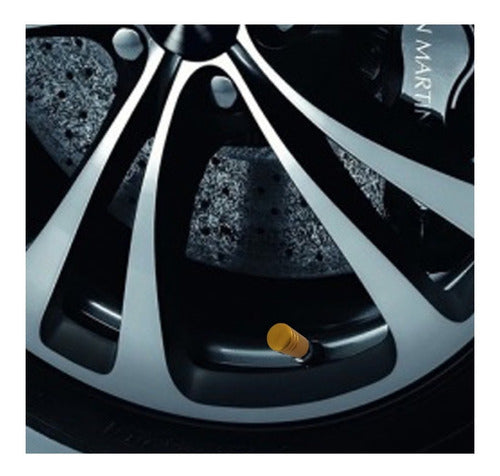 Tampa Válvula Grande Redonda Para Bico Pneu Carro(kit 4pçs)