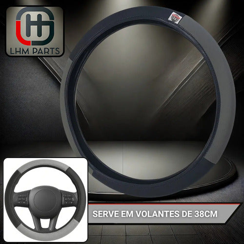 Capa De Volante Universal Em Courvin Couro Esportivo