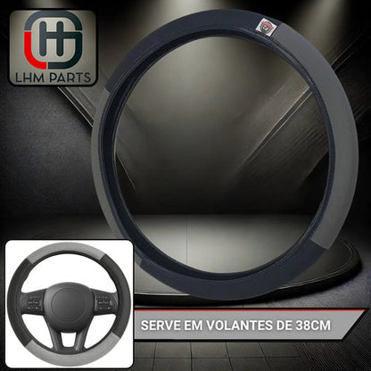 Capa De Volante Universal Em Courvin Couro Esportivo