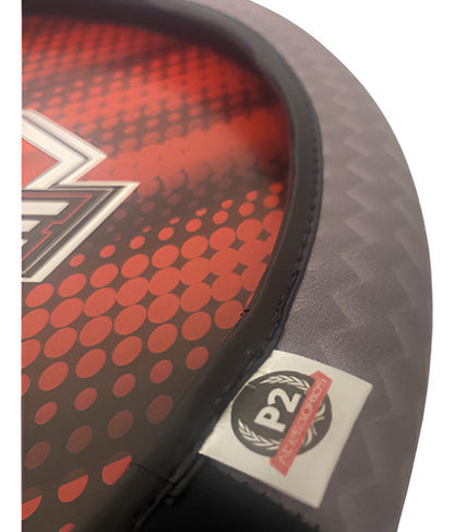 Capa De Volante Em Neoprene Preto - Cinza