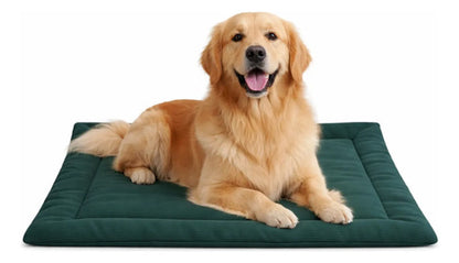 Caminha Pet Colchonete Almofada Cachorro Gato Porte Grande G Verde Liso