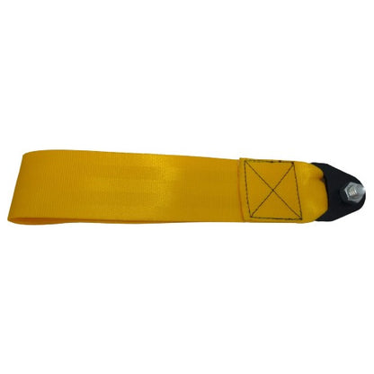 Tow Strap Hook Cinta Reboque Engate Parafusado - Amarelo