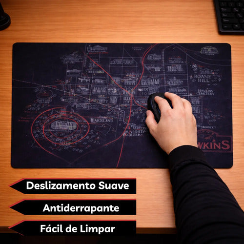 Mouse Pad Gamer Personalizado Grande 68x40 Série Personagem