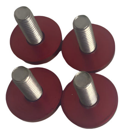 Parafuso / Anilha Placa Carro  Moto Anodizado - Vermelho