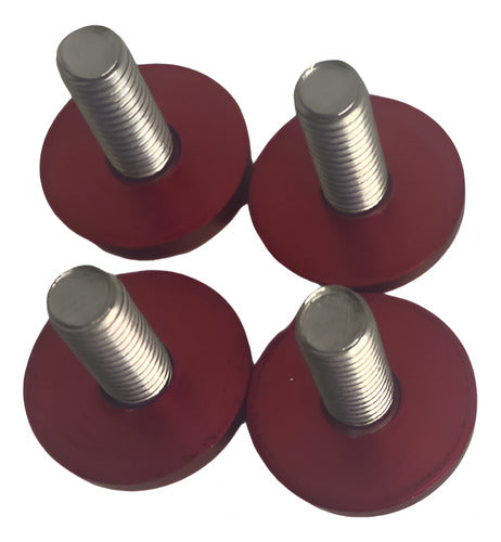 Parafuso / Anilha Placa Carro  Moto Anodizado - Vermelho