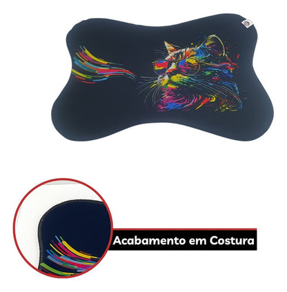Tapete Comedouro Pet Antiderrapante Americano Cachorro Gato