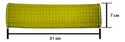 Protetor Cinto Segurança Adulto E Infantil Em Neoprene Cor Amarelo