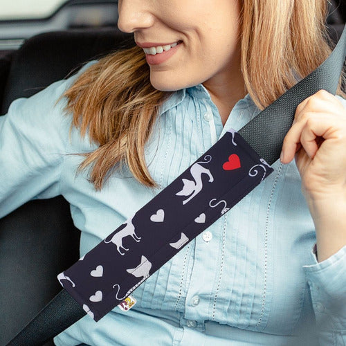 Protetor Cinto De Segurança Para Carro 2 Un Neoprene Capa