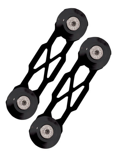 Trava De Para-choque Chapa Preto - Preto (decorativa)