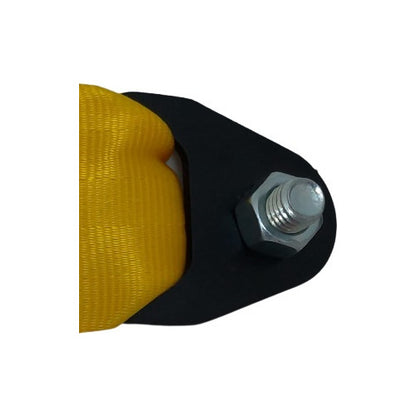 Tow Strap Hook Cinta Reboque Engate Parafusado - Amarelo