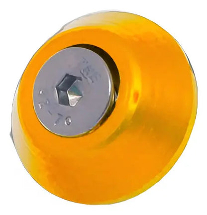 Trava De Para-choque Chapa Prata - Amarelo (decorativa)