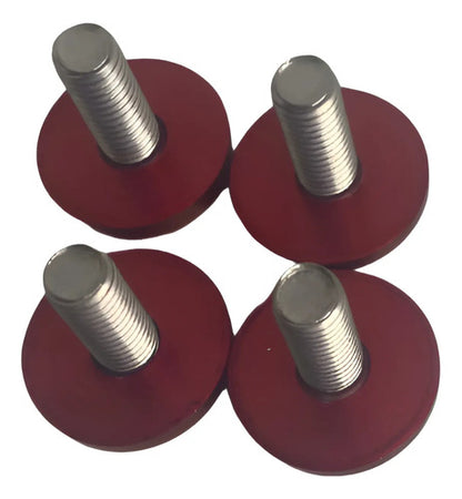 Parafuso / Anilha Placa Carro  Moto Anodizado - Vermelho