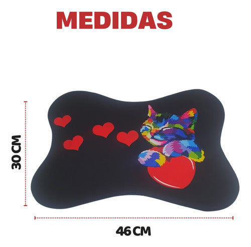 Tapete Comedouro Pet Americano Para Tigelas Cachorro Gato