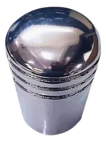 Manopla De Câmbio Esportiva Racing Prata Automotiva Universa