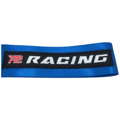 Tow Strap Hook Cinta Reboque Engate Parafusado - Azul