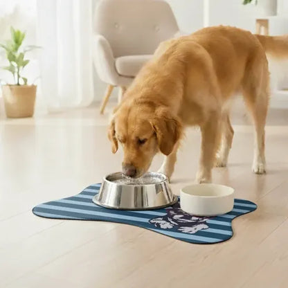 Tapete Comedouro Pet Antiderrapante Americano Cachorro Gato