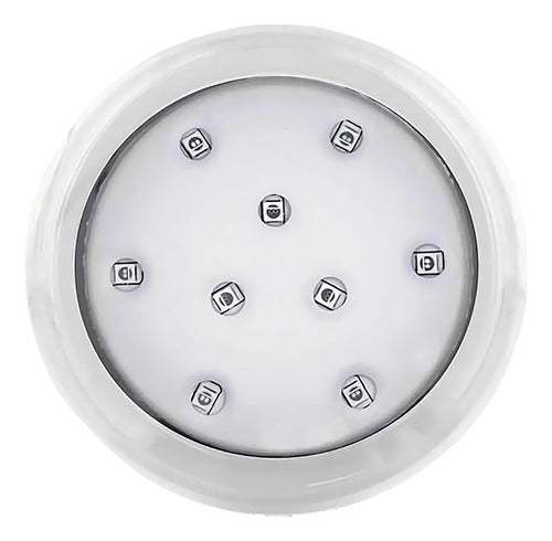 Luminaria Piscina Azul 80mm 9 Watts 12 Volts Iluctron